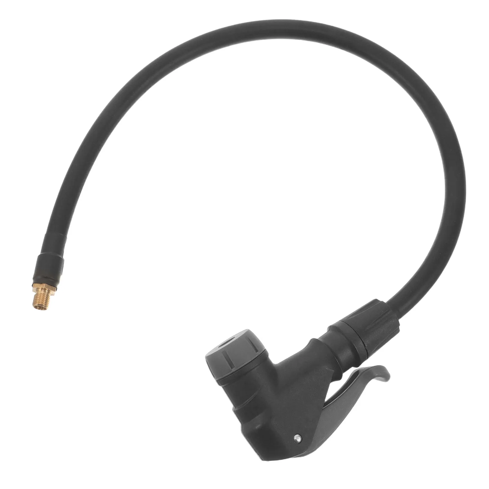 16inch 2in1 Tire Inflator Hose Adapter Rubber Extension Tube Air Compressor Pump Connector Bike Bicycle Inflator Extender Hoses