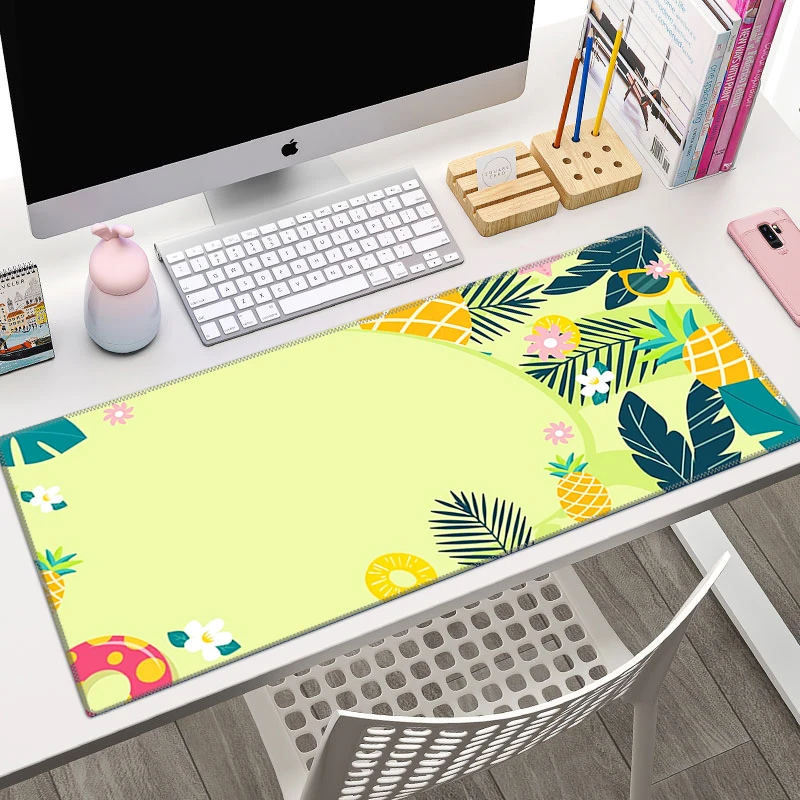 

Minimalist Yellow Plants Mouse Pad XXL Nature Aesthetic Desk Mat,Fun Office Aesthetic,Office Carpet Mechanical Gamer Keyboard XL