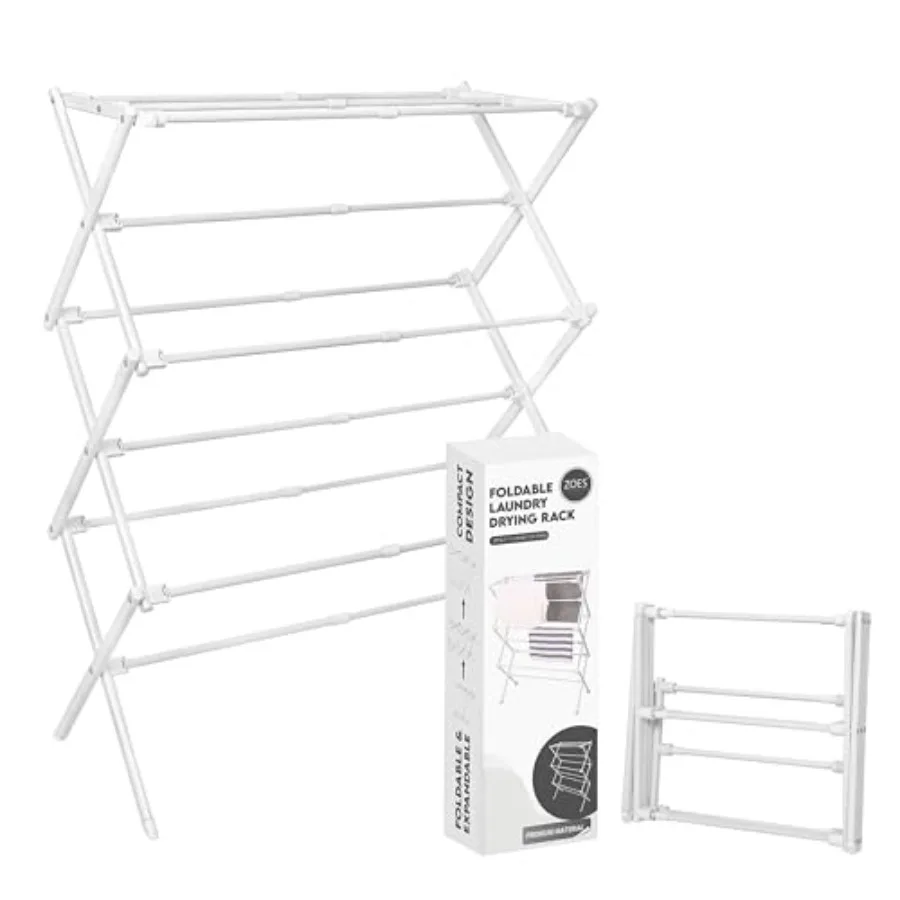 

2026 Enhanced Foldable Clothes Drying Rack for Indoor and Outdoor Use Compact Collapsible Laundry Dryer with High Capacity Desi