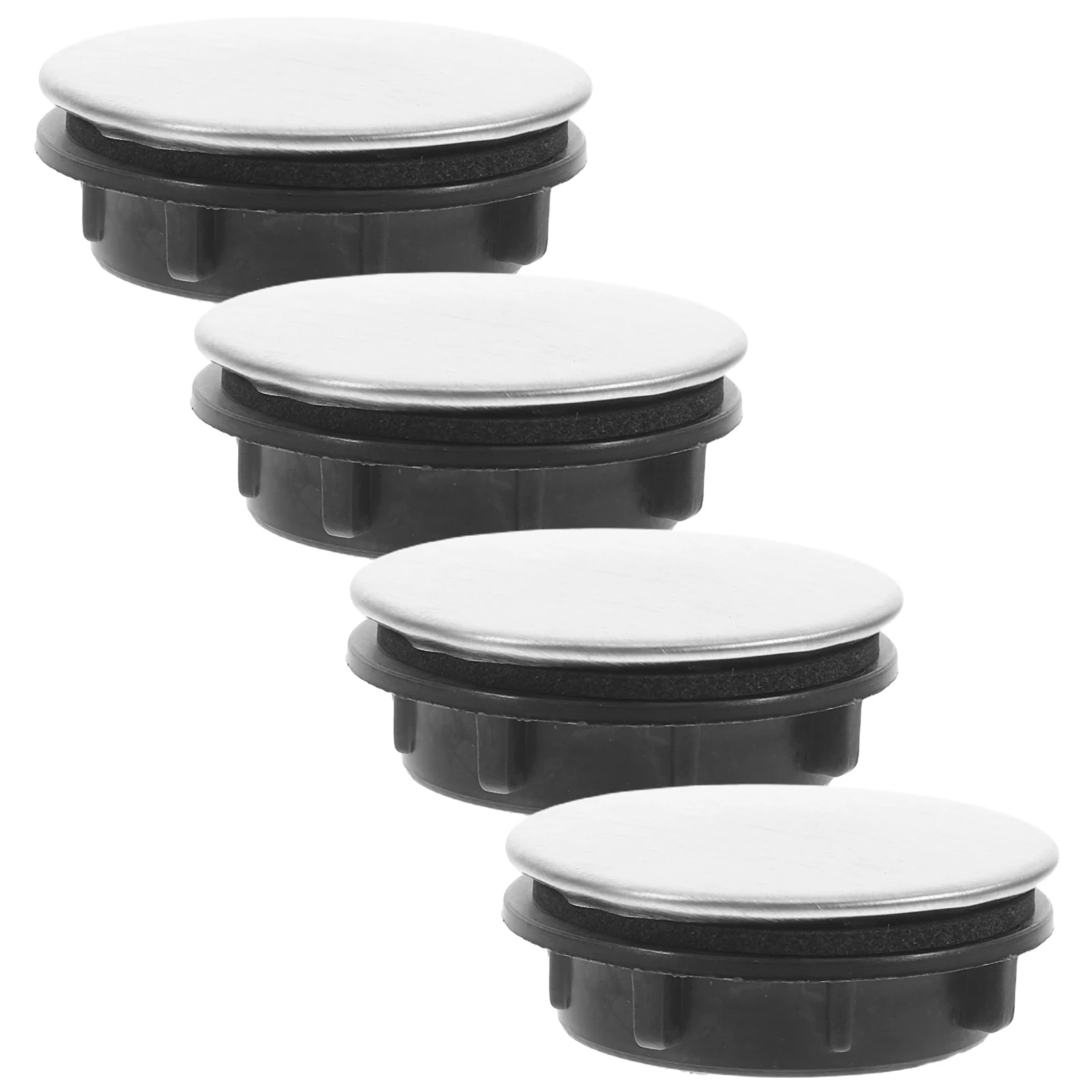 

4pcs Wash Basin Decorative Covers Kitchen Sink Hole Plugs Soap Dispenser Caps Removable Sprayer Hole Covers Faucet