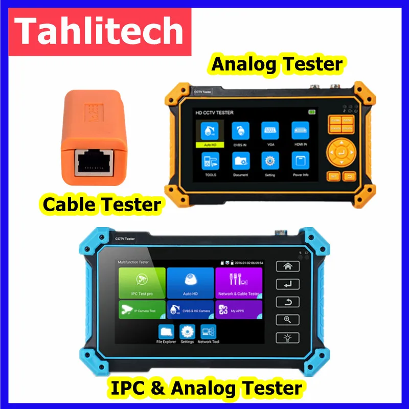 cctv ip camera tester com tela sensivel ao toque 4k 8mp ahd cvi tvi cvbs display hd monitor de video 54 ips ipc tester ferramenta 01