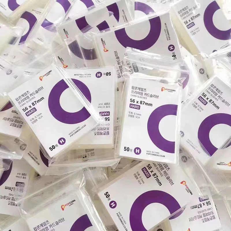 Sleeves Photocard Card Sleeve Shield For Postcard Korean Star Comic Game Card Protector 50 sheets/pack