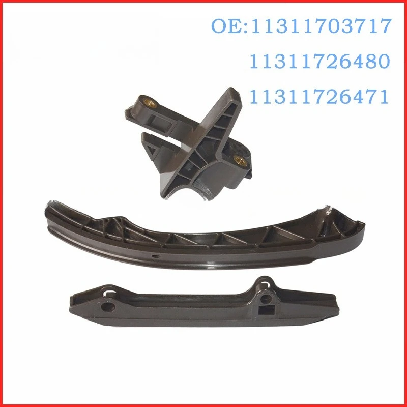 

1set OEM：11311703717 11311726480 11311726471 Timing Chain Guide Rail Set For BMW E36 325 E46 328 330 E39 E60 530 E53 X5