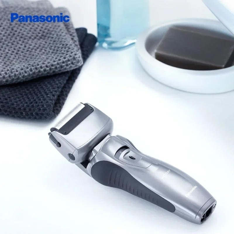 ماكينة حلاقة كهربائية من باناسونيك للرجال، شفرات من الفولاذ المقاوم للصدأ ذات رأس مزدوج قابلة للغسل لكامل الجسم، مجموعة أدوات العناية بالذكور المستوردة