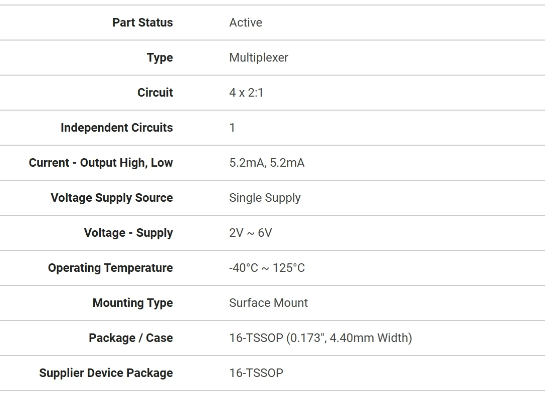10-200 قطعة 74HC157PW HC157 NXP IC المضاعف 4X2:1 16-TSSOP 100% جديد #3