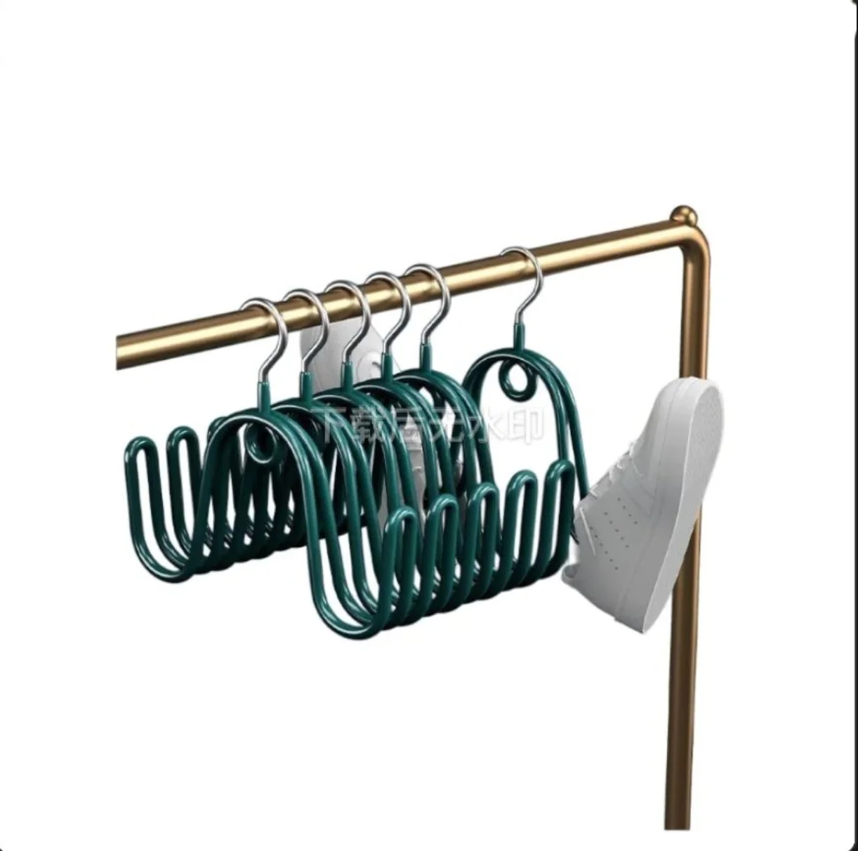 

5Pcs/lot Household hanging shoe rack, outdoor balcony shoe drying rack, hook, outdoor shoe drying artifact
