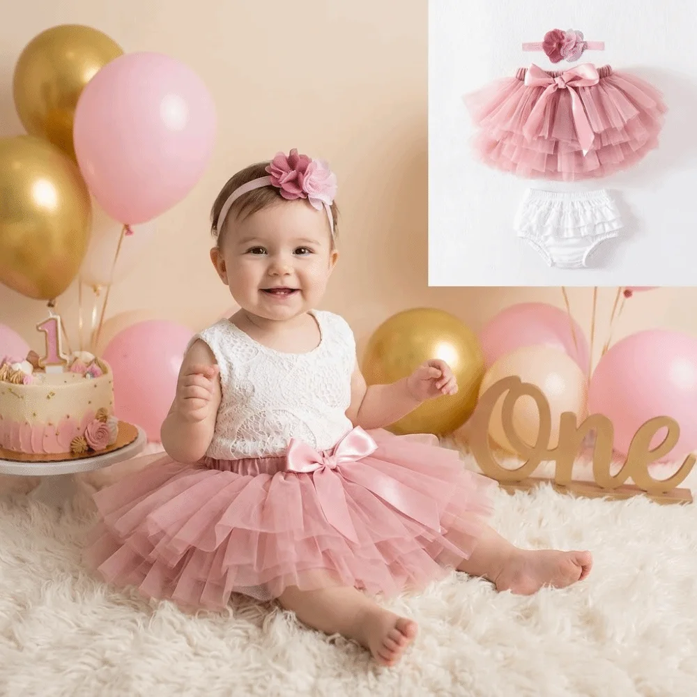 Cute Tulle Mesh Tutu Fluffy Skirt Multi-layer Fluffy Princess Ballet Skirt Ballet Dance Style Tulle Mesh Skirt