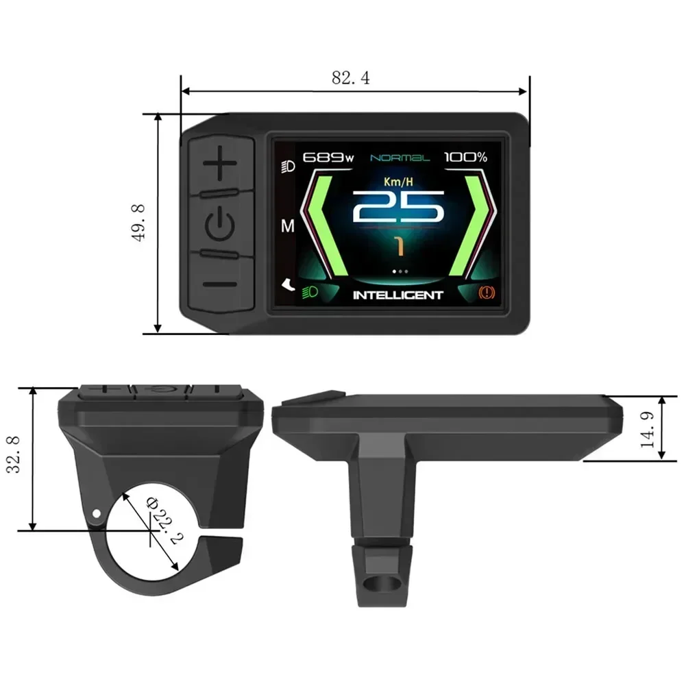 For Bafang 600C TFT Display M510 M500 Motor Remove Speed Limit Set Wheel Diameter CAN Protocol Set Speed 2024 New