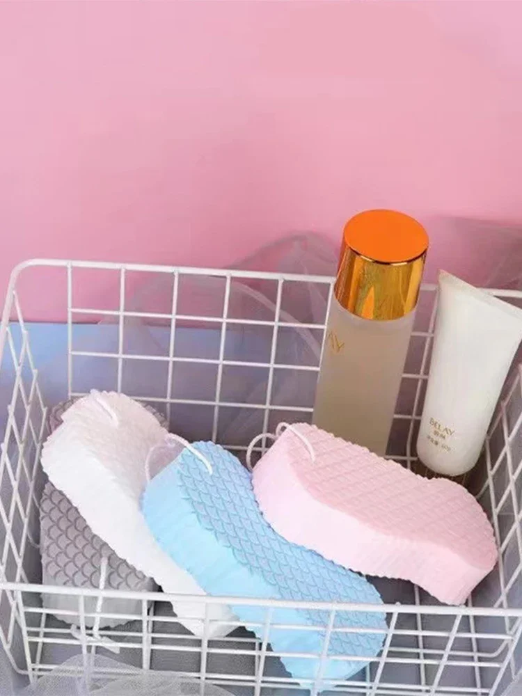 منشفة حمام إسفنجية سميكة ثلاثية الأبعاد ثلاثية الأبعاد ترقية حمام الأطفال الطين فرك منشفة حمام قطعة أثرية