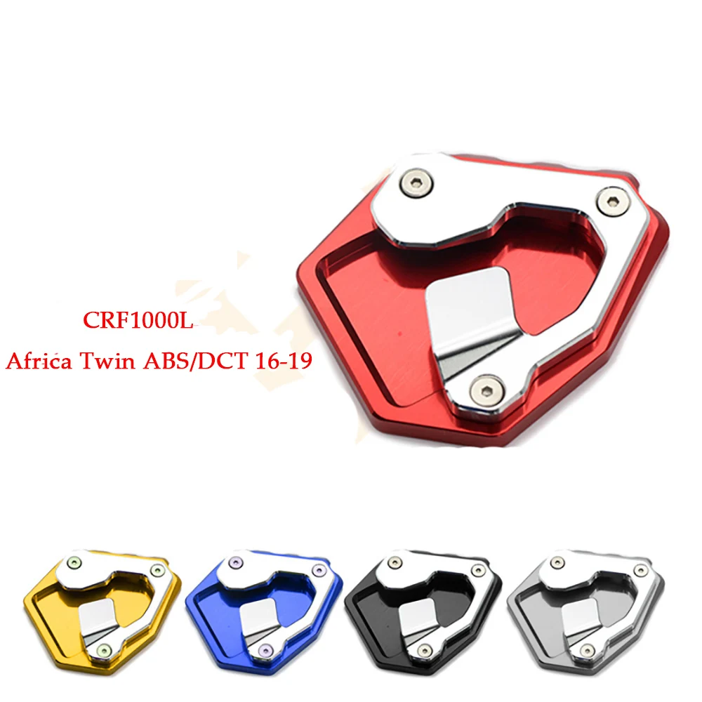 

Motorcycle CNC Kickstand Foot Side Stand Extension Enlarge Pad Support Plate For Honda CRF1000L Africa Twin ABS/DCT 2016-2019