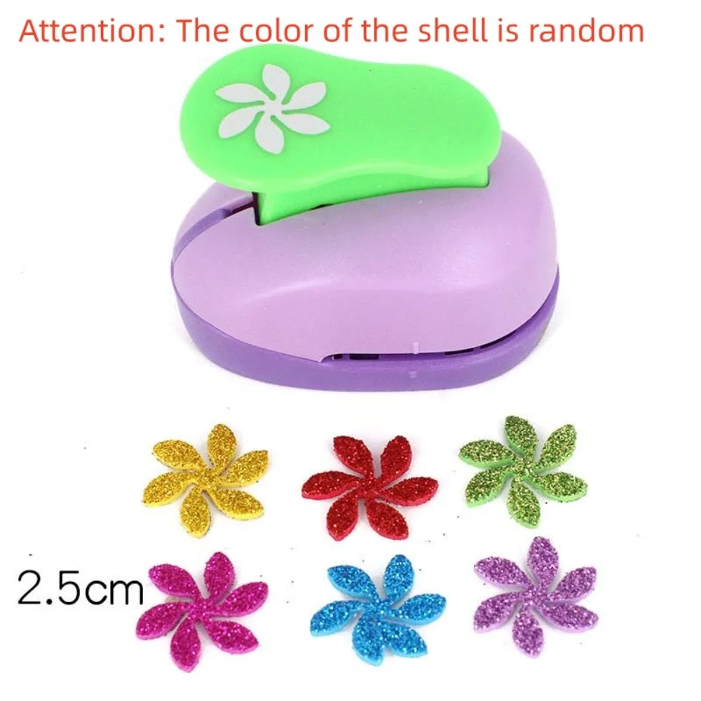

Random Color Flower Furador 7*6*4cm Labor Saving DIY Paper Cut Puncher Heart Cutting Craft DIY Embossing Punches