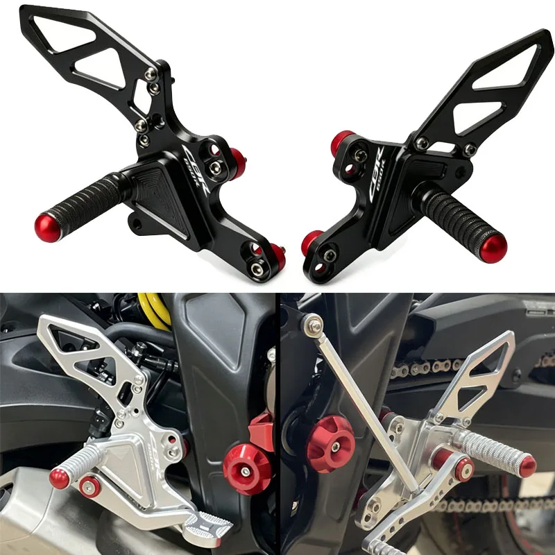 Fit For HONDA CBR650R CBR 650R 2019-2026 Motorcycle Rearset Rear Foot Pegs Rest Set Streetfighter Carbon Fiber Adjuster Footrest