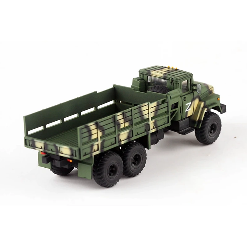 Russo Caminhão De Transporte Pesado, Modelo De Veículo Blindado De Brinquedo, Fãs Adultos Coleção, Decoração Exibir Presentes, KRAZ260, Escala 1/72