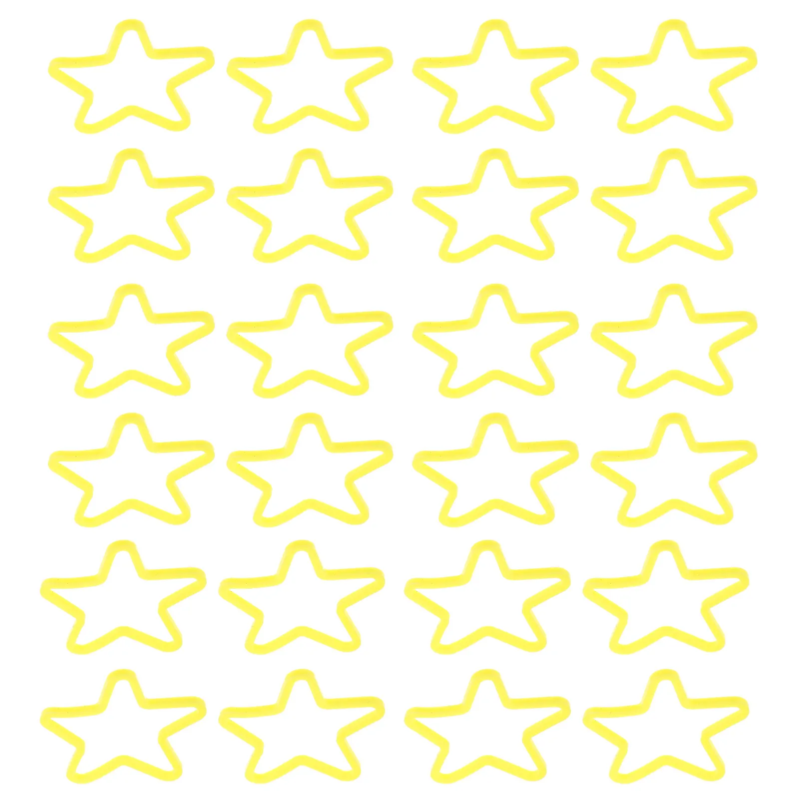 

50 шт. резиновых лент в форме звезды для эластичных реквизитов, исключительной прочности и эластичности, идеально подходят для сцены