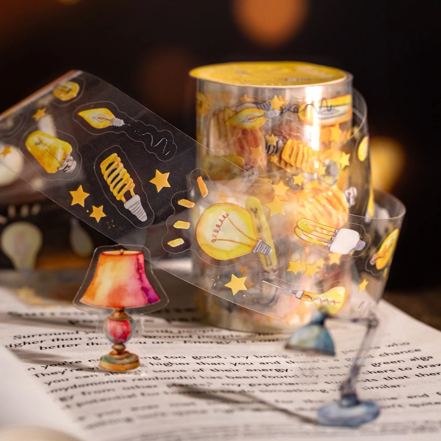 

10pcs/1lot Decorative Adhesive tapes Stories of Light Scrapbooking DIY Paper Scrapbooking Stickers