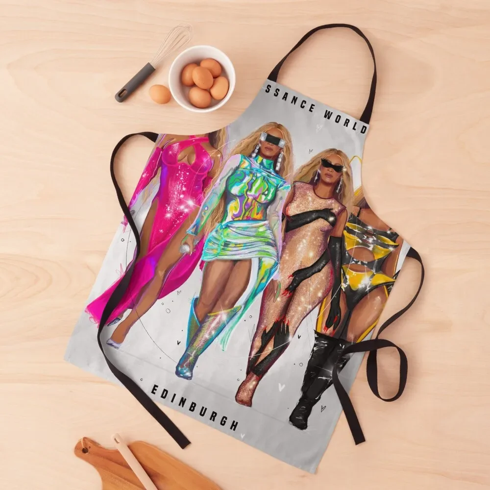 

Beyonce Apron for kitchen useful with personal logo Chef Uniform Woman For Hairdresser Apron