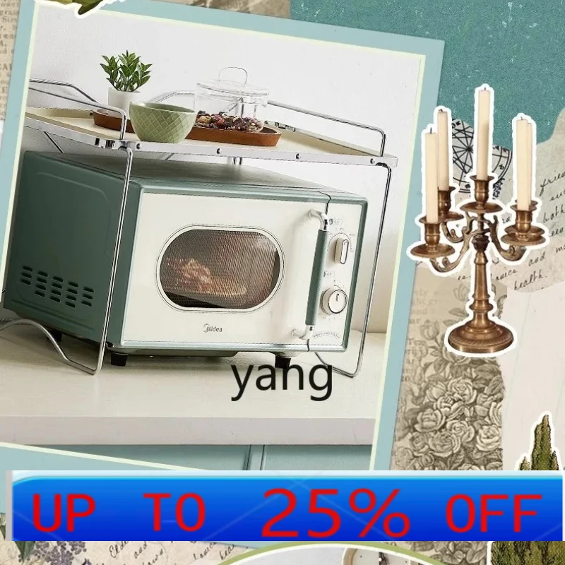 

Lh Multifunctional Microwave Oven Household Small Flat Sterilization Easy Cleaning Retro