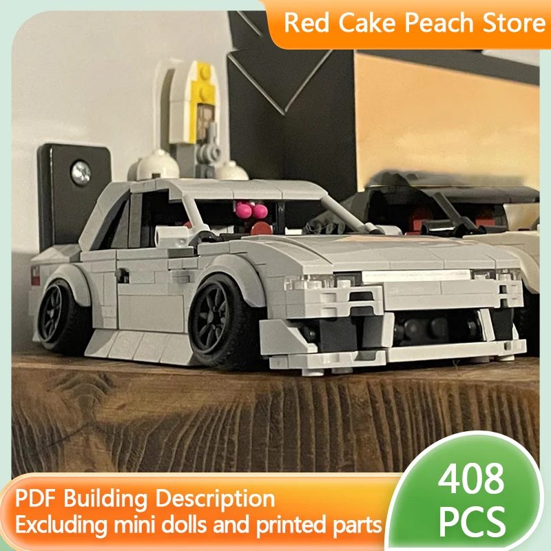 

Speed Racing Car Model MOC Building Bricks S13 Two-Door Sports Car Modular Technology Children Holiday Gifts Assemble Toys Suit