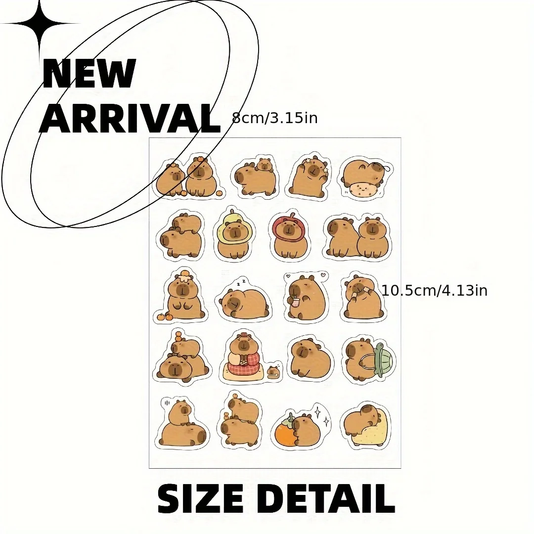Adesivos faciais em formato de capivara para espinhas - Sem fragrância, sem parabenos - Unissex adulto, compatível com todos os tipos de pele, adesivo