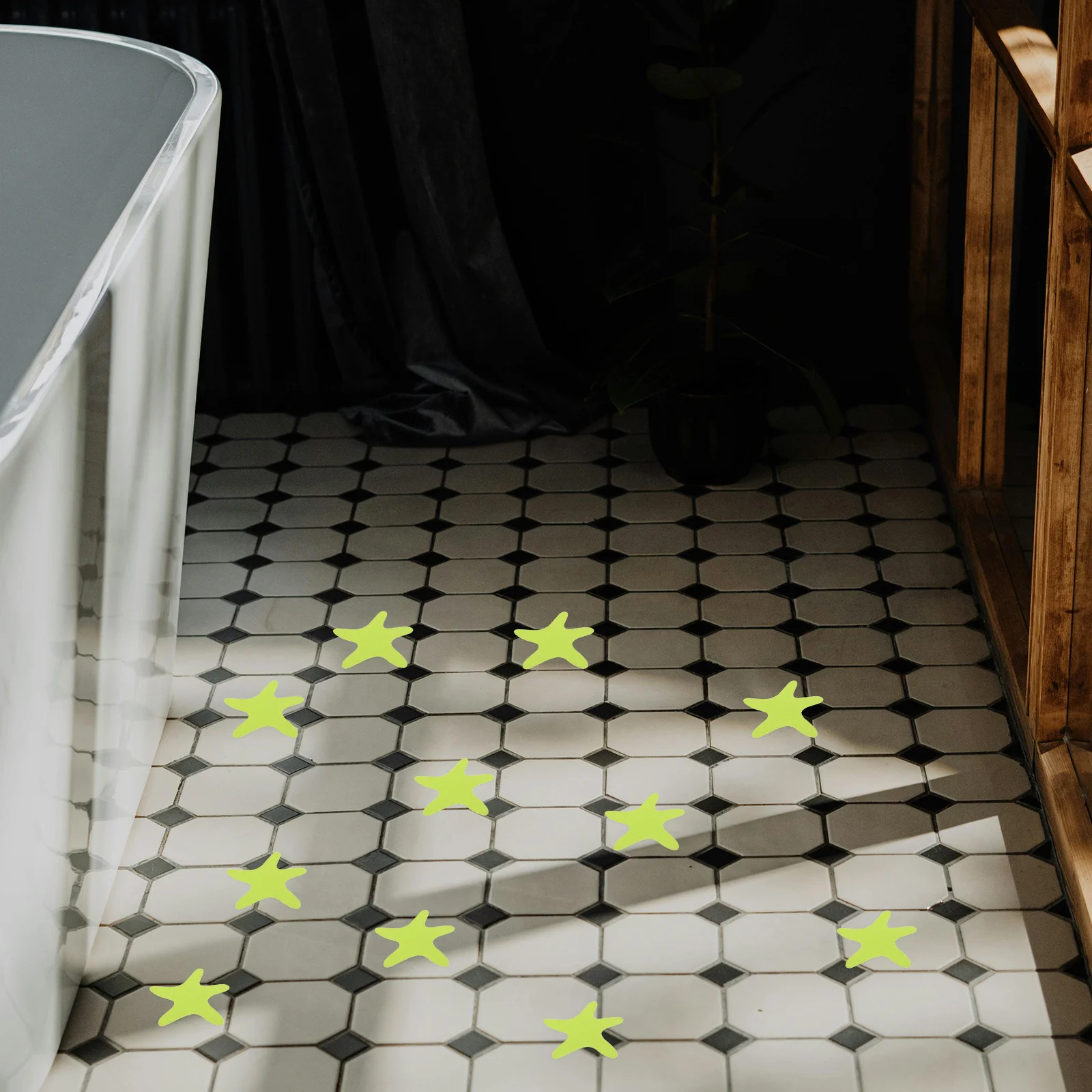 

14Pcs Non Slip Bathtub Stickers Anti Design for Bath Tub Safety Easy Install Floor Stickers Bathtub Sticker