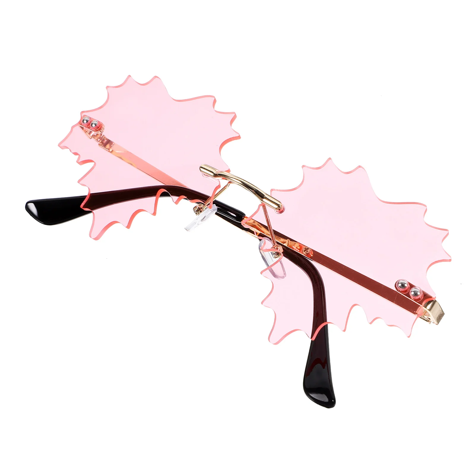 

Leaf Sunglasses Party Accessories for Adults Fun Women Festival Metal Rack Novelty Fancy Dress Man