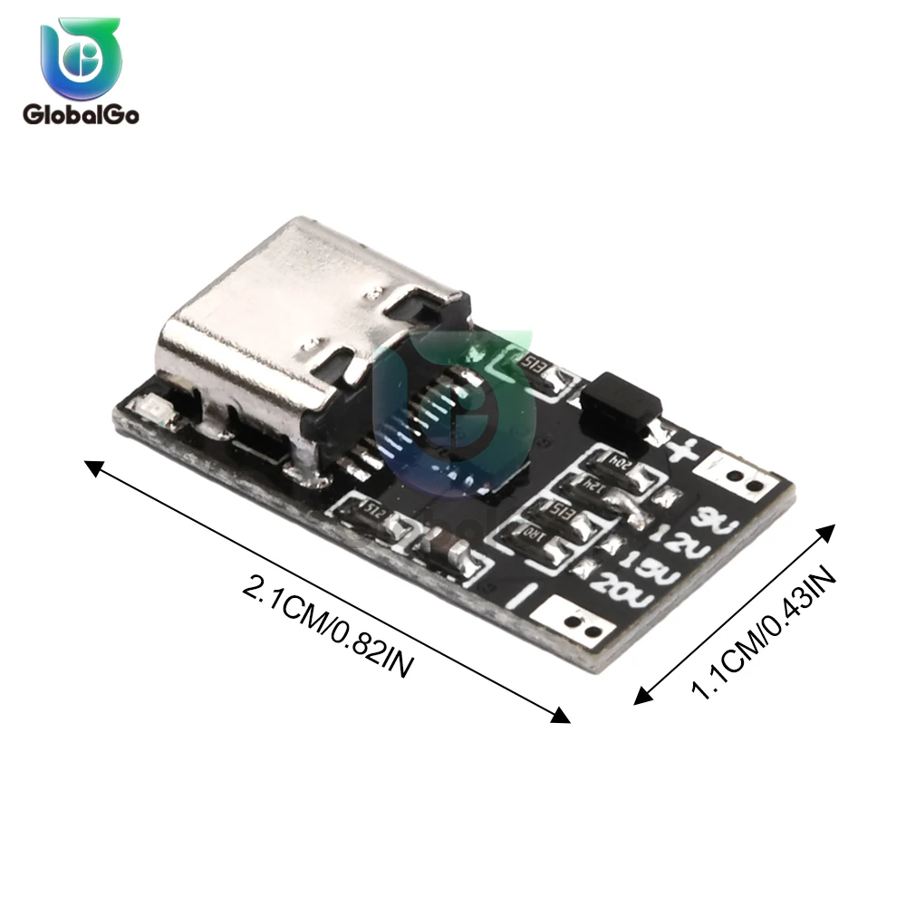 Tipo-C PD3.0/QC3.0/2.0 9V 12V 15V 20V Ricarica Veloce Trigger Polling Detector USB Boost Alimentazione Cambio Modulo Scheda Caricabatterie