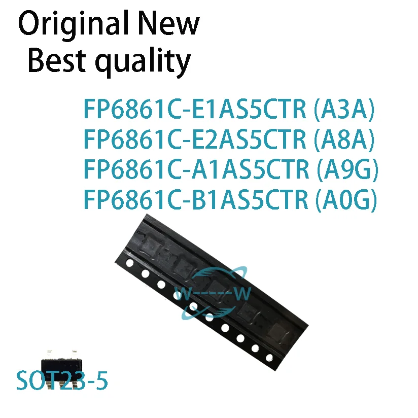 (10 PCS)NEW FP6861C-E1AS5CTR A3A FP6861C-E2AS5CTR A8A FP6861C-A1AS5CTR A9G FP6861C-B1AS5CTR A0G SOT23-5 IC Chip electronic