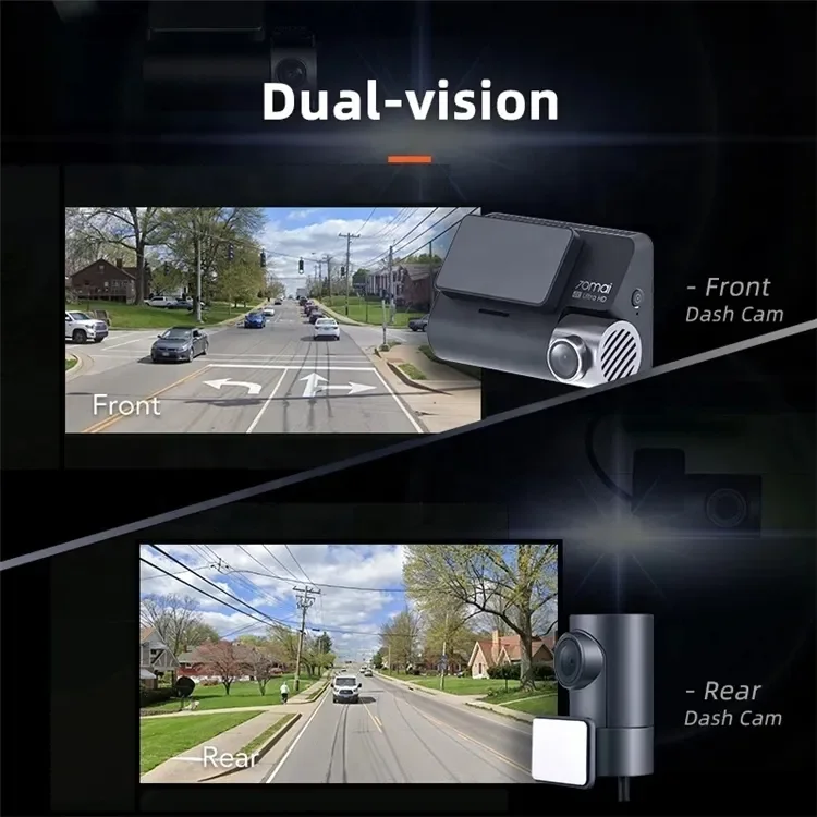 Dash Cam 4k Car Wifi Camera Black Box Toguard Dual Mirror 1080p Pro Gps Video Dashcam 70mai A800