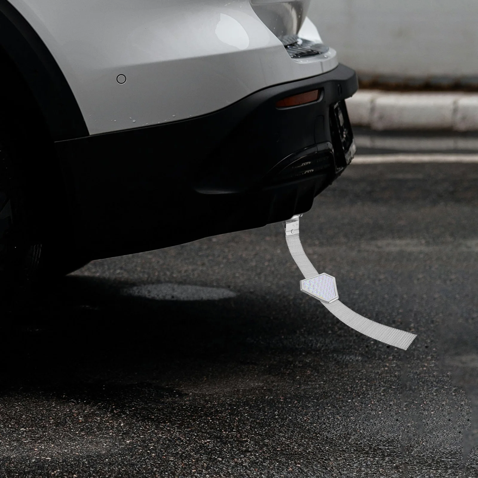 

Universal Car Anti-Static Reflective Triangle Strip Earth Belt For Vehicle Static Elimination Durable Grounding Chain Easy