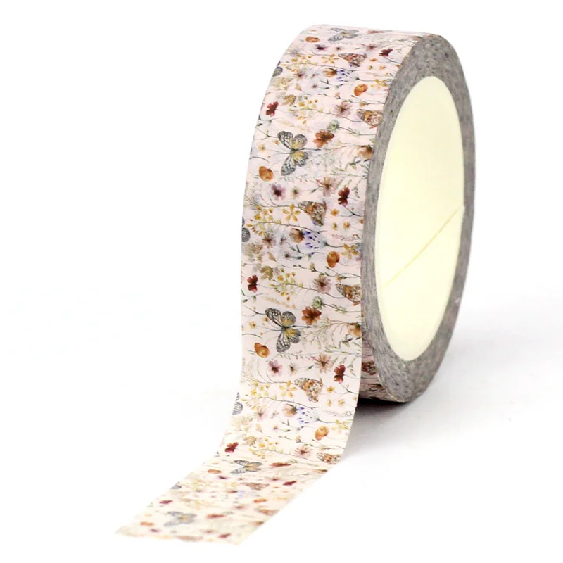 Bulk NEW 10PCS./Lot Decorative Vintage Butterflies Floral Leaves Washi Tapes  Masking Tape Journaling Stationery