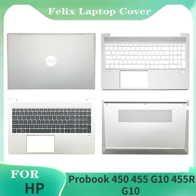 

New Laptop Case For HP Probook 450 455 G10 455R G10 HSN-Q34C LCD Back Top Cover Bezel Palmrest Keyboard Botttom Case US Backlit