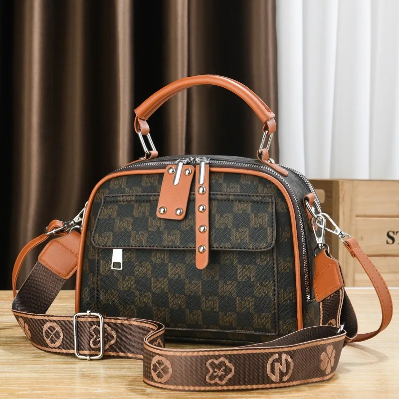 

High Quality Pu Leather Handbag Purse Women's Bag Trend Designer Shoulder Crossbody Sac Lady Messenger Small Tote Bags