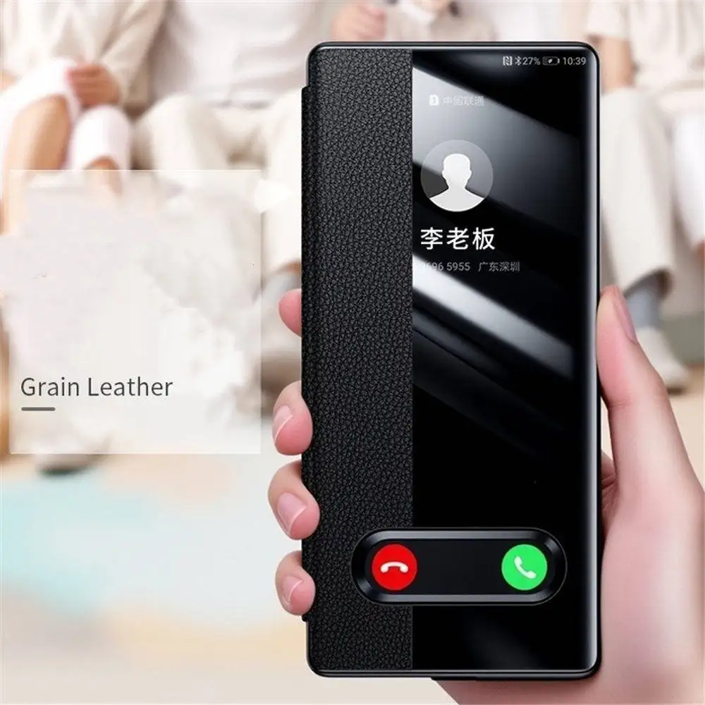 

Чехол премиум-класса из воловьей кожи с магнитной откидной крышкой для Huawei Nova 13 13 Pro Business Cover