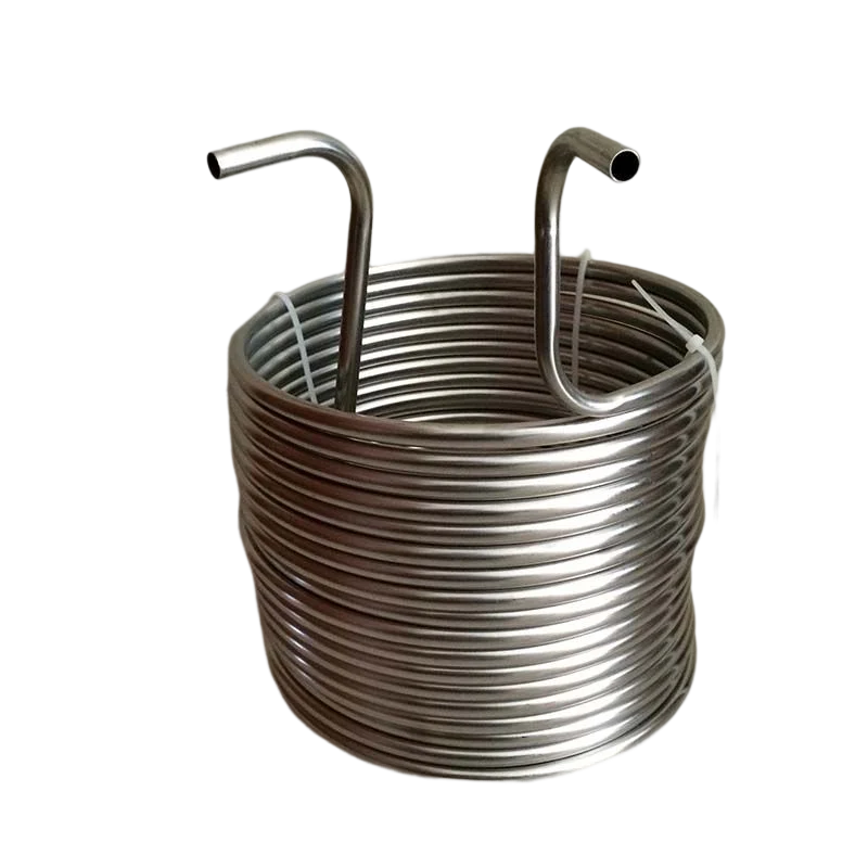 Food Grade 304 Stainless Steel Wort Chiller, Beer Cooling Coil, Malt Juice Cooler for Homebrew or Small Brewery, 3/8 \