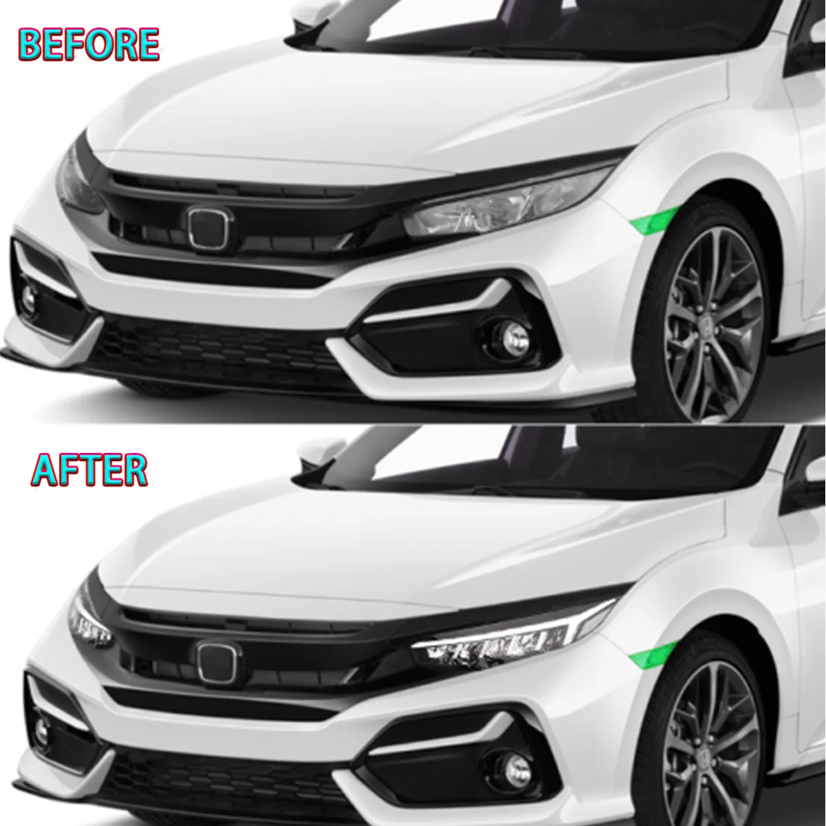 SINDAR LED Headlights For Honda Civic 2016-2021 10th Gen Sequential Front Lamp Assembly - Image 6