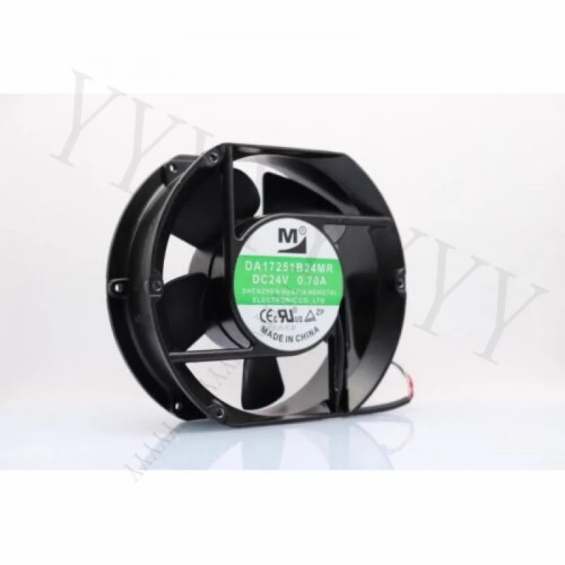 Y+ FOR M DA17251B24MR DC24V 0.7A 17251 17CM 3pin Cooling Fan