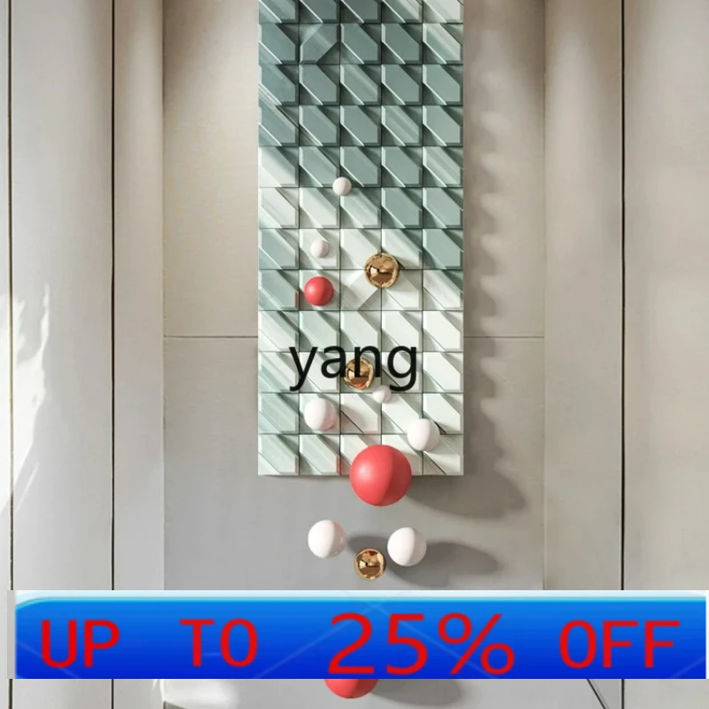 

LH Entrance Painting Three-Dimensional Metal Beads Physical Staircase Mural High-End Living Room Relief Hanging Painting
