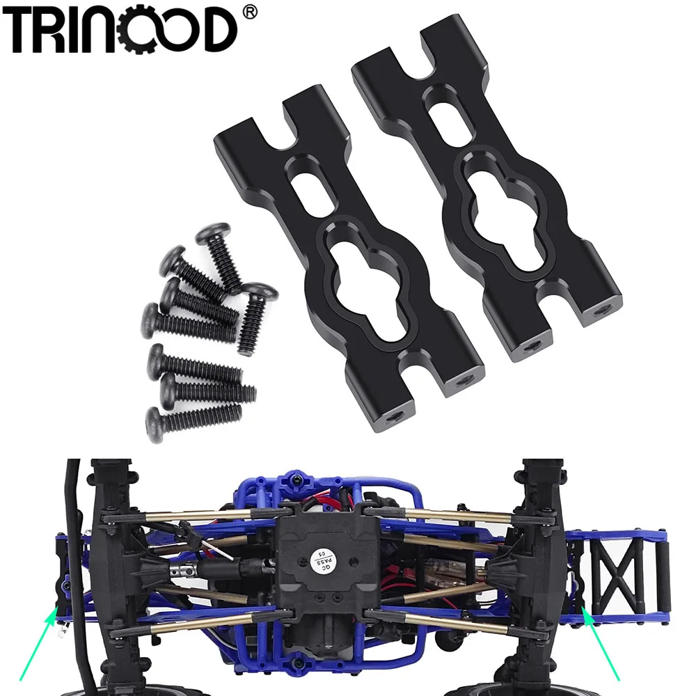 Trinood Aluminium Rc Carrosserie Shell Vaste Montageset Voor 1/18 Mini Lmt 4wd Geborsteld Monster Truck Upgrade Accessoires