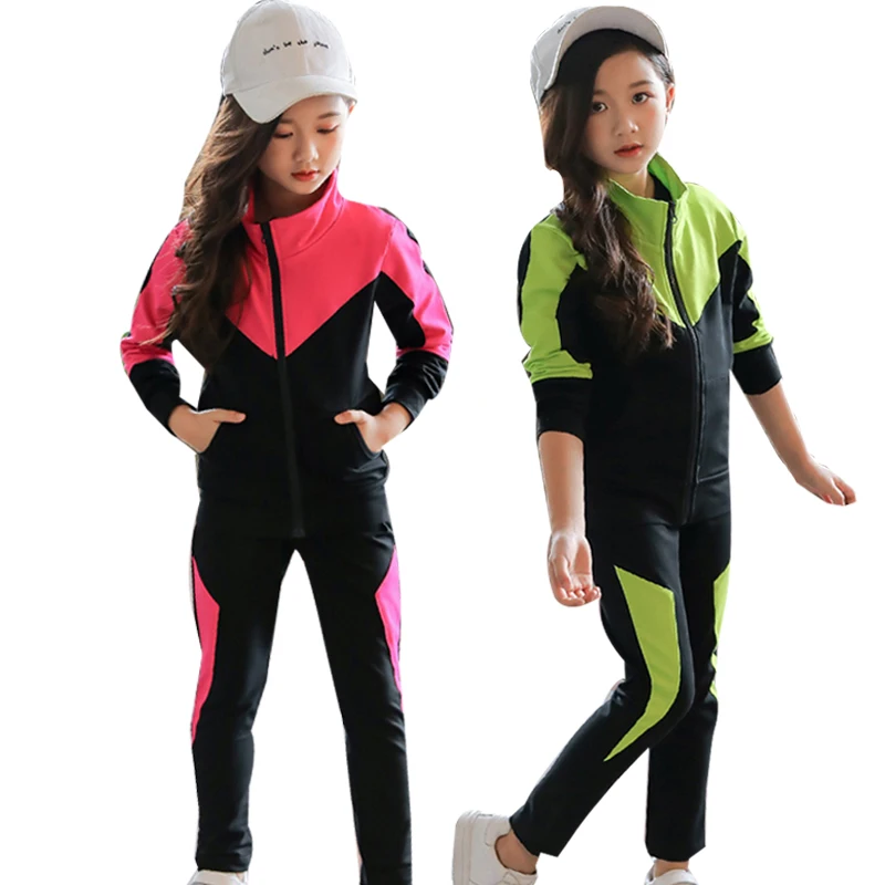 Girls Clothing Set Children 2023 Spring Autumn Sports Suit Long Sleeve Girls Tracksuits for Kids Clothes 4 6 8 10 12 13 Years