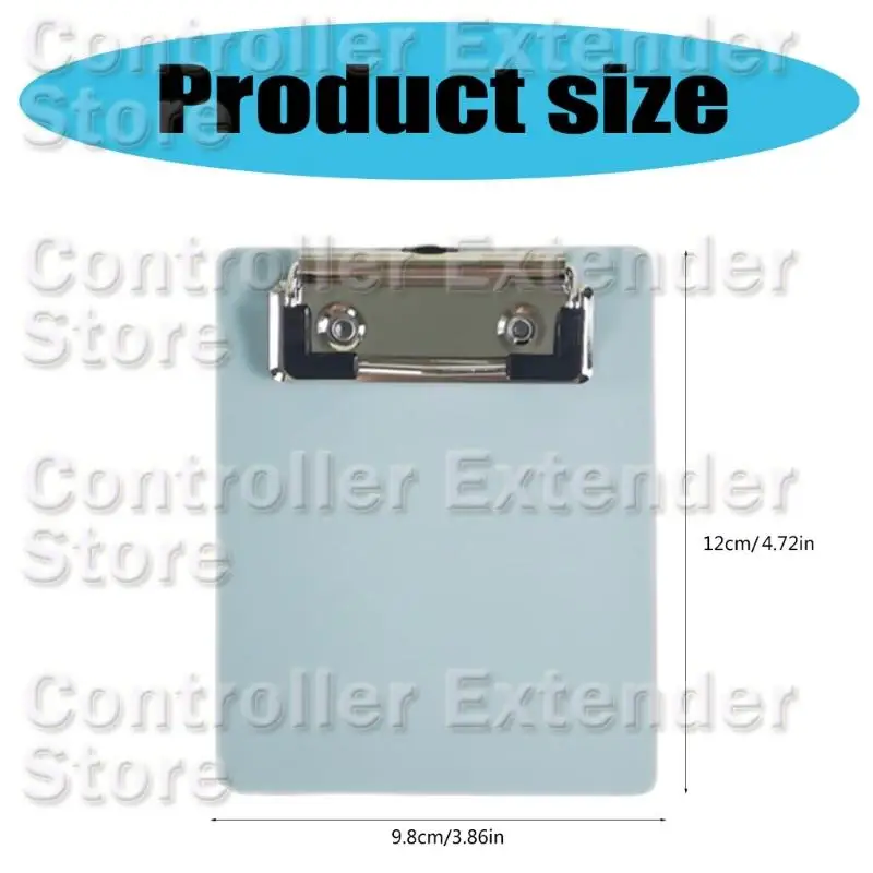 N84B Маленький буфер обмена Организаторы документов легкий вес 12x9,8 см. Письменная доска