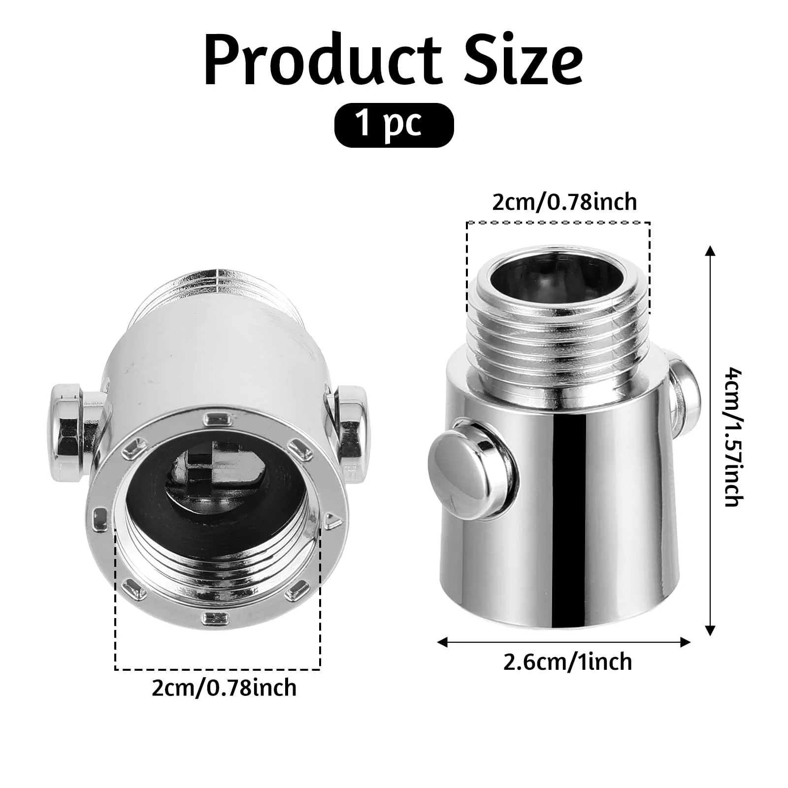 Shower Head Control Switch Shut Off Stop Valve Handheld Shower Head Bidet Sprayer Pipe Water Saving Valve Bathroom Accessories