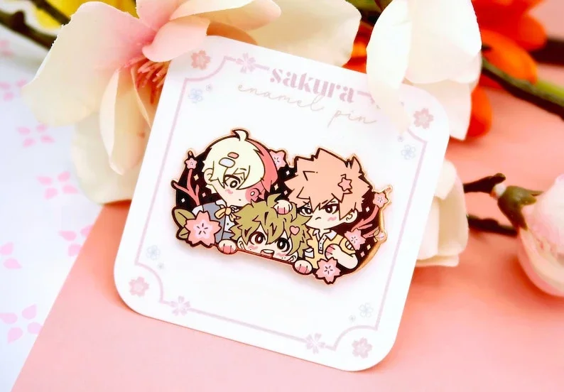 Heroes Cherry Blossom Hard Enamel Pin（It\'s not soft enamel）
