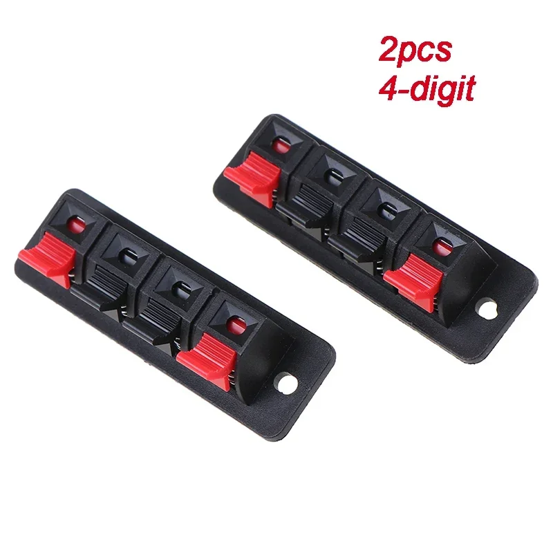 2PcsWP4-4 أربعة أرقام الشيخوخة اختبار الأسلاك كليب 4 أرقام المتكلم كليب 4P الربيع محطة محطة الصوت