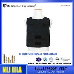 NIJ Level IIIA Bulletproof Vest Bulletproof Tactical Lightweight Army Body Armor Invisible Comfortable Sleeveless Bulletproof