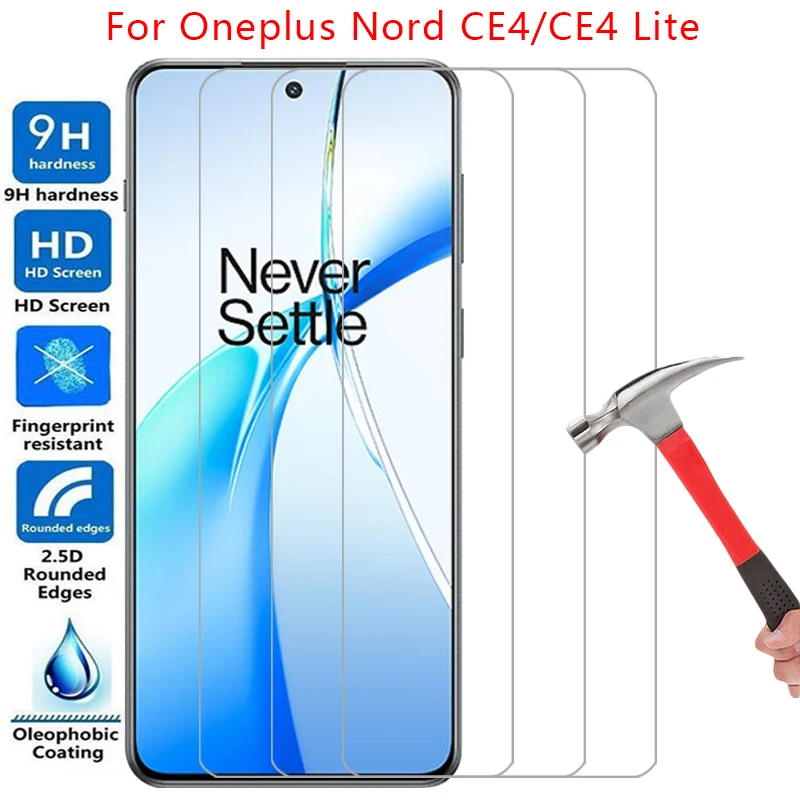 phone case for oneplus nord ce 4 lite tempered glass on one plus nordce nordce4 ce4 4lite ce4lite light 5g back cover 360 onplus