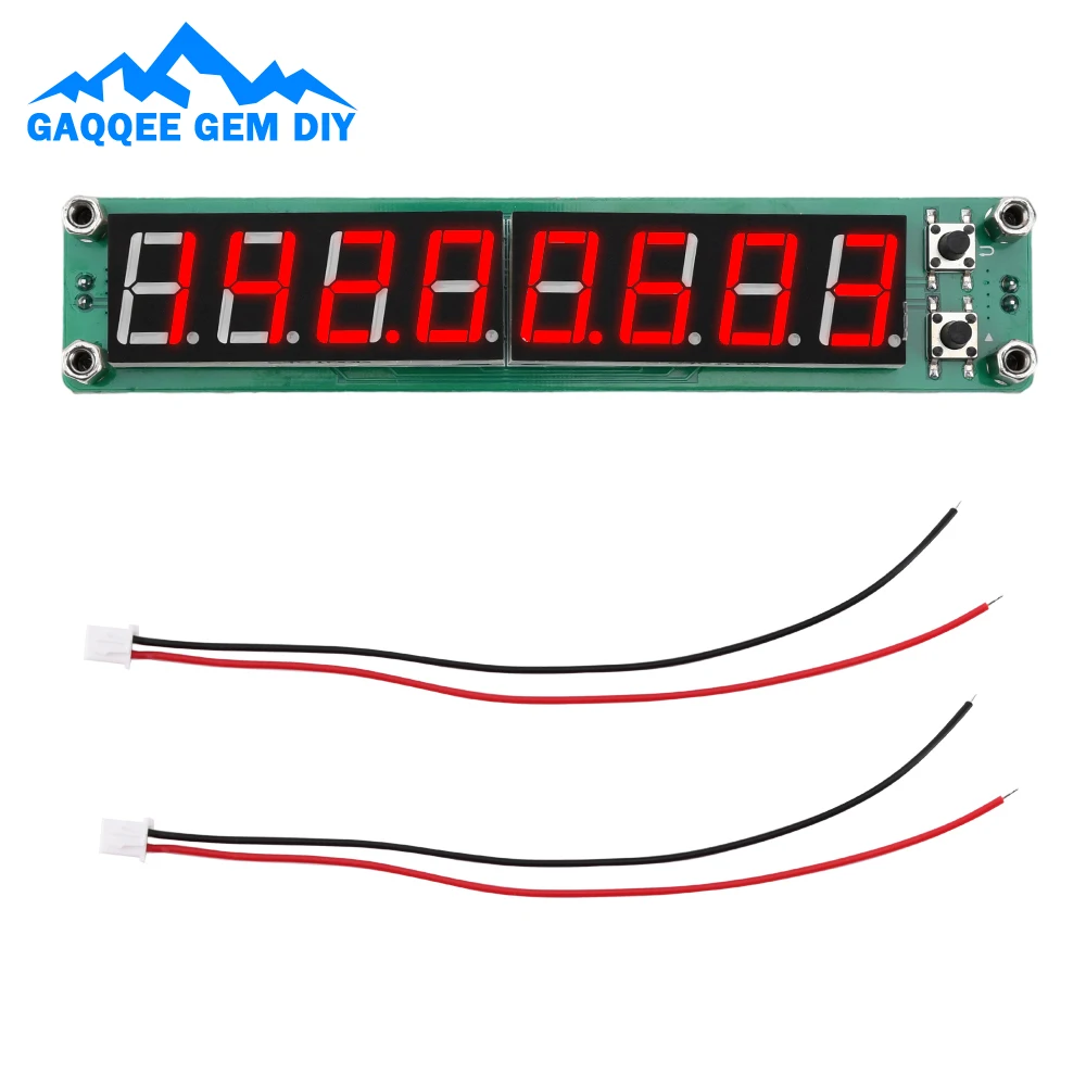 8-разрядный счетчик частоты, дисплей, модуль измерения частоты от 0,1 МГц до 1200 МГц, элемент отображения частоты