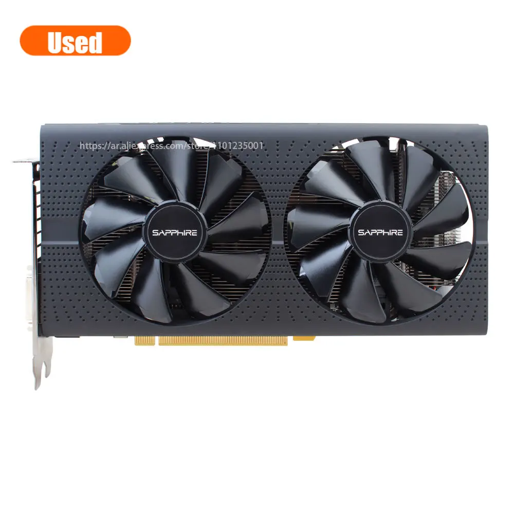 Imagem -02 - Sapphire-game Placa Gráfica Rx580 2304sp Sangue Cheio d5 Platina oc 8g