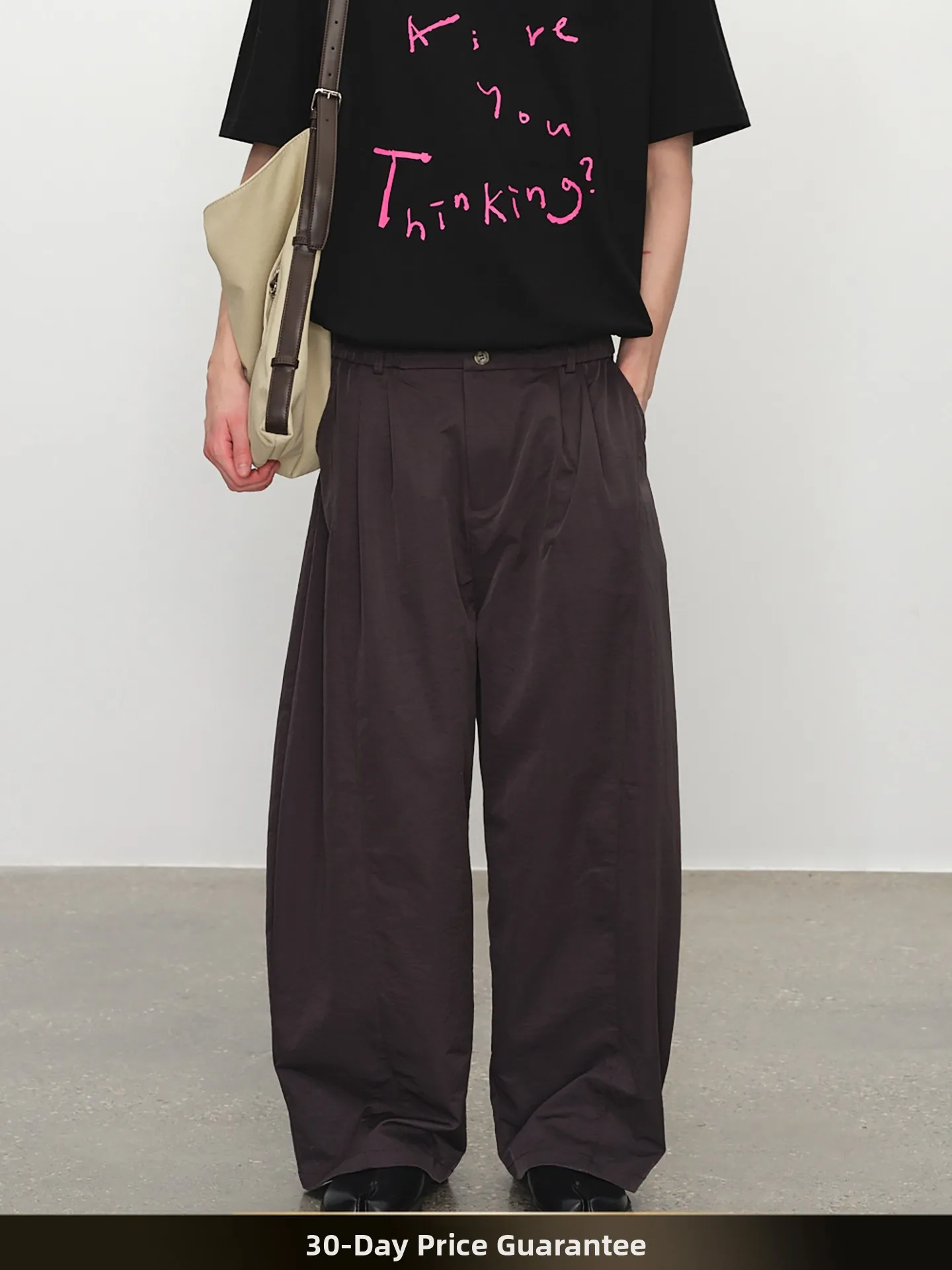 

Мужские брюки в стиле ретро American Washed Distressed Knife Pants, осенние, повседневные, свободные, широкие, длинные, из 100% хлопка