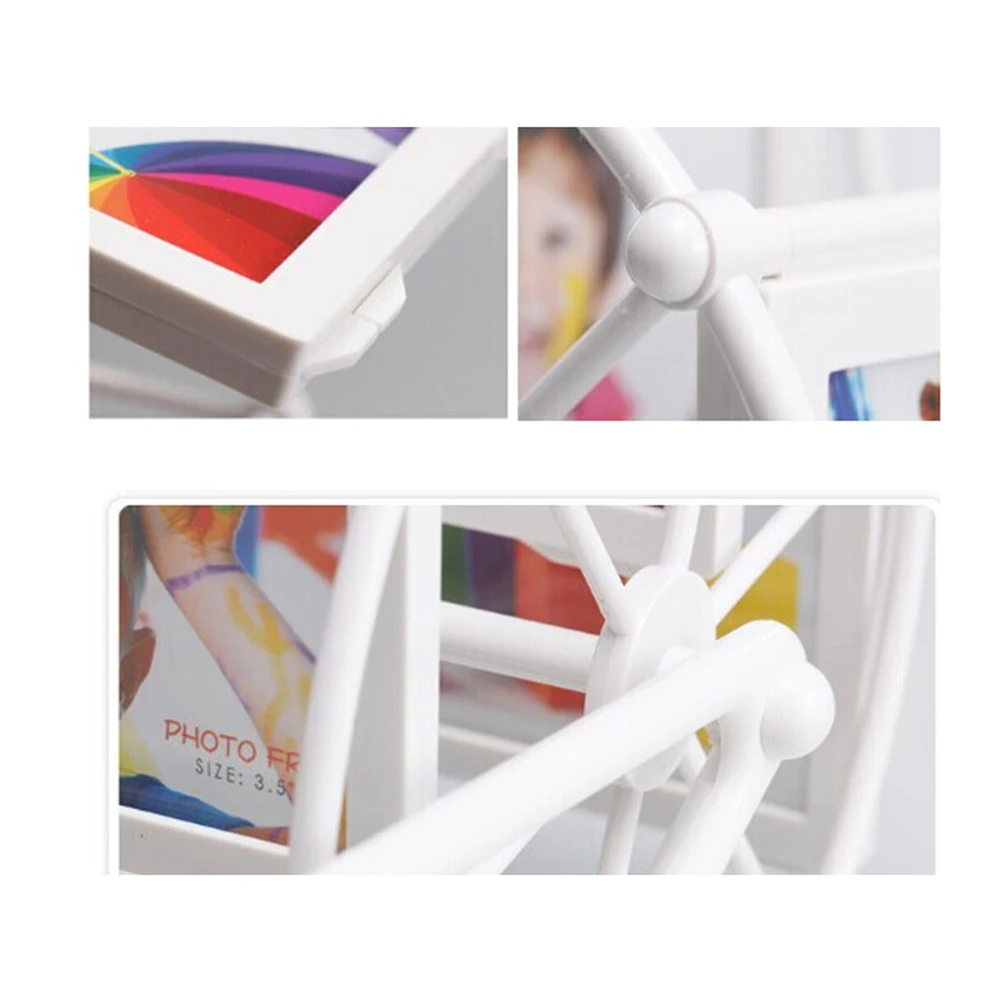 

5 Inch Ferris Wheel Photo Frame Vintage Home Decor Wedding Table Retro Picture Display Family Memories Photo Album