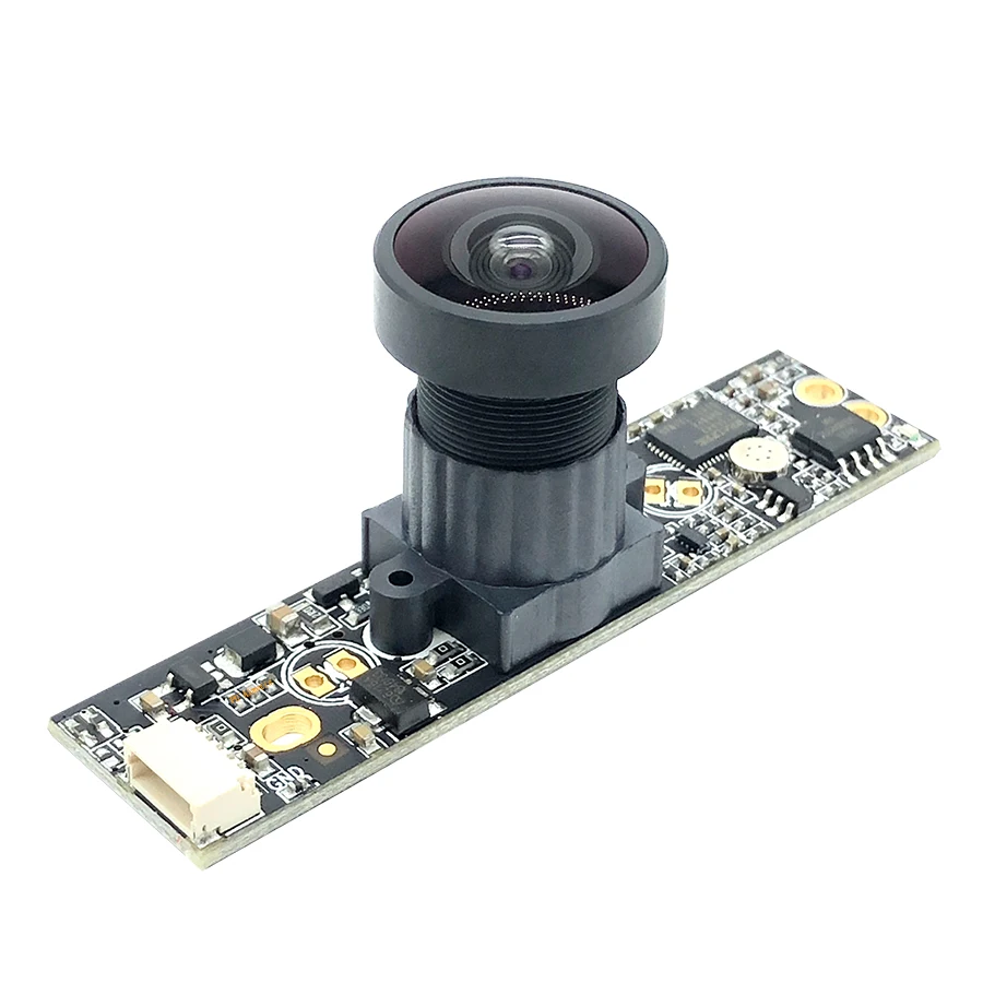 플러그 앤 플레이 산업용 감시 비왜곡 WDR 2MP 풀 HD 1080P 웹캠 OTG UVC 30FPS USB 카메라 모듈 (마이크 내장)